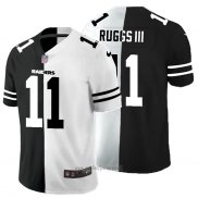 Maglia NFL Limited Las Vegas Raiders Ruggs Iii Black White Split