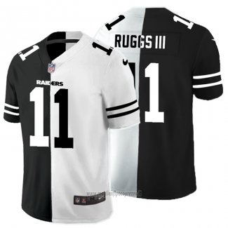 Maglia NFL Limited Las Vegas Raiders Ruggs Iii Black White Split