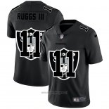 Maglia NFL Limited Las Vegas Raiders Ruggs Iii Logo Dual Overlap Nero