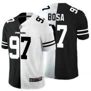 Maglia NFL Limited Los Angeles Chargers Bosa Black White Split