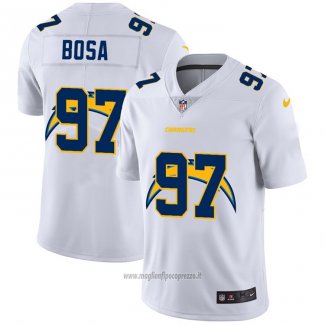 Maglia NFL Limited Los Angeles Chargers Bosa Logo Dual Overlap Bianco