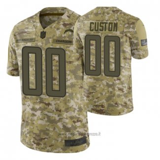 Maglia NFL Limited Los Angeles Chargers Personalizzate Salute To Service Verde