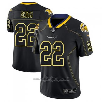 Maglia NFL Limited Minnesota Vikings Harrison Smith Nero Color Rush 2018 Lights Out