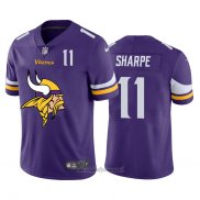Maglia NFL Limited Minnesota Vikings Sharpe Big Logo Number Viola
