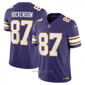 Maglia NFL Limited Minnesota Vikings T.j. Hockenson Vapor F.U.S.E. Viola