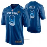 Maglia NFL Limited New Orleans Saints Drew Brees 2019 Pro Bowl Blu