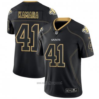 Maglia NFL Limited New Orleans Saints Kamara Lights Out Nero