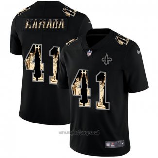 Maglia NFL Limited New Orleans Saints Kamara Statue Of Liberty Fashion Nero