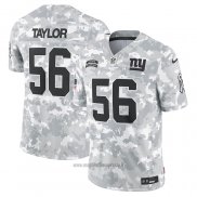 Maglia NFL Limited New York Giants Lawrence Taylor 2024 Salute To Service Retired Grigio