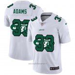 Maglia NFL Limited New York Jets Adams Logo Dual Overlap Bianco
