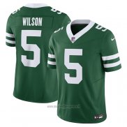 Maglia NFL Limited New York Jets Garrett Wilson Vapor F.U.S.E. Legacy Verde