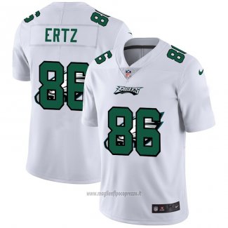 Maglia NFL Limited Philadelphia Eagles Ertz Logo Dual Overlap Bianco