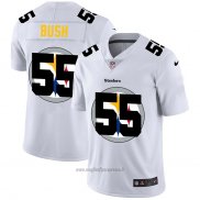 Maglia NFL Limited Pittsburgh Steelers Bush Logo Dual Overlap Bianco