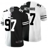 Maglia NFL Limited Pittsburgh Steelers Heyward White Black Split
