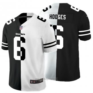 Maglia NFL Limited Pittsburgh Steelers Hodges Black White Split
