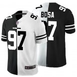 Maglia NFL Limited San Francisco 49ers Bosa Black White Split