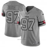 Maglia NFL Limited San Francisco 49ers Bosa Team Logo Gridiron Grigio