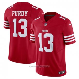 Maglia NFL Limited San Francisco 49ers Brock Purdy Vapor F.U.S.E. Rosso