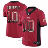 Maglia NFL Limited San Francisco 49ers Garoppolo Rush Drift Fashion Rosso