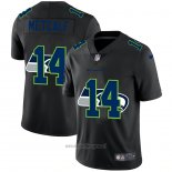 Maglia NFL Limited Seattle Seahawks Metcalf Logo Dual Overlap Nero