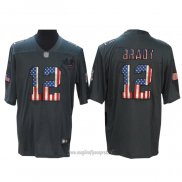 Maglia NFL Limited Tampa Bay Buccaneers 12 Tom Brady Retro Flag Nero