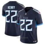 Maglia NFL Limited Tennessee Titans Derrick Henry Vapor F.u.s.e. Blu