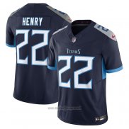 Maglia NFL Limited Tennessee Titans Derrick Henry Vapor F.u.s.e. Blu