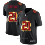 Maglia NFL Limited Washington Commanders Taylor Logo Dual Overlap Nero