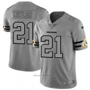 Maglia NFL Limited Washington Commanders Taylor Team Logo Gridiron Grigio