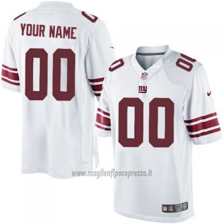 Maglia NFL New York Giants Personalizzate Bianco