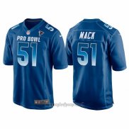 Maglia NFL Pro Bowl Atlanta Falcons 51 Alex Mack NFC 2018 Blu