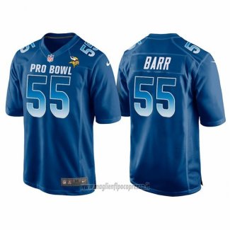 Maglia NFL Pro Bowl Minnesota Vikings 55 Anthony Barr NFC 2018 Blu