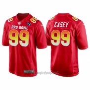 Maglia NFL Pro Bowl Tennessee Titans 99 Jurrell Casey AFC 2018 Rosso