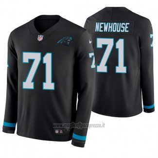 Maglia NFL Therma Manica Lunga Carolina Panthers Marshall Newhouse Nero