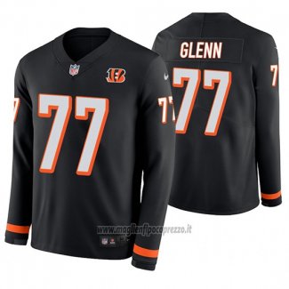 Maglia NFL Therma Manica Lunga Cincinnati Bengals Cordy Glenn Nero