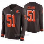 Maglia NFL Therma Manica Lunga Cleveland Browns Jamie Collins Marrone