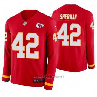 Maglia NFL Therma Manica Lunga Kansas City Chiefs Anthony Sherman Rosso