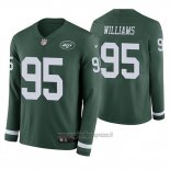 Maglia NFL Therma Manica Lunga New York Jets Leonard Williams Verde