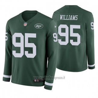 Maglia NFL Therma Manica Lunga New York Jets Leonard Williams Verde