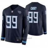 Maglia NFL Therma Manica Lunga Tennessee Titans Jurrell Casey Blu