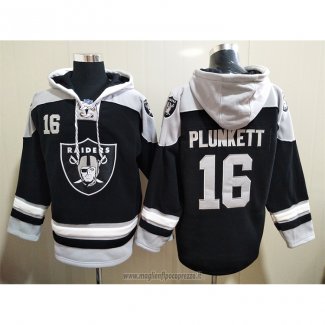 Felpa con Cappuccio Las Vegas Raiders Jim Plunkett Nero