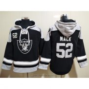 Felpa con Cappuccio Las Vegas Raiders Khalil Mack Nero
