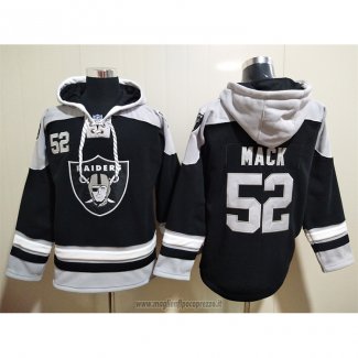 Felpa con Cappuccio Las Vegas Raiders Khalil Mack Nero
