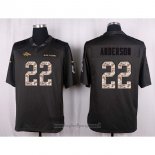 Maglia NFL Anthracite Denver Broncos Anderson 2016 Salute To Service