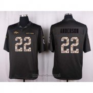 Maglia NFL Anthracite Denver Broncos Anderson 2016 Salute To Service