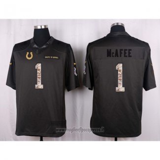 Maglia NFL Anthracite Indianapolis Colts Mcafee 2016 Salute To Service