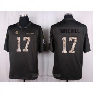 Maglia NFL Anthracite Miami Dolphins Tannehill 2016 Salute To Service