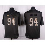 Maglia NFL Anthracite New Orleans Saints Jordan 2016 Salute To Service