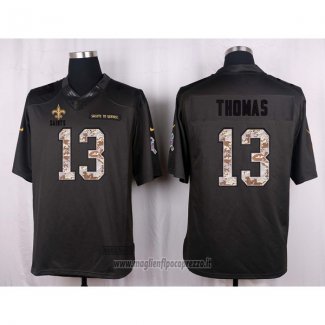 Maglia NFL Anthracite New Orleans Saints Thomas 2016 Salute To Service
