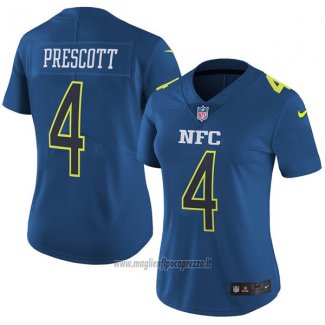 Maglia NFL Donna Pro Bowl NFC Prescott 2017 Blu